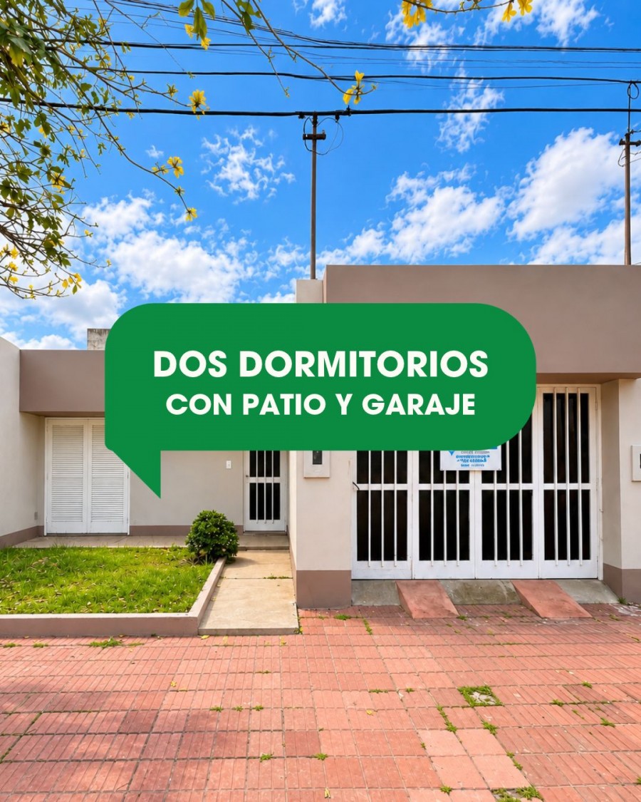 Casa de 2 dormitorios en alquiler en Villa Rosas, Rafaela