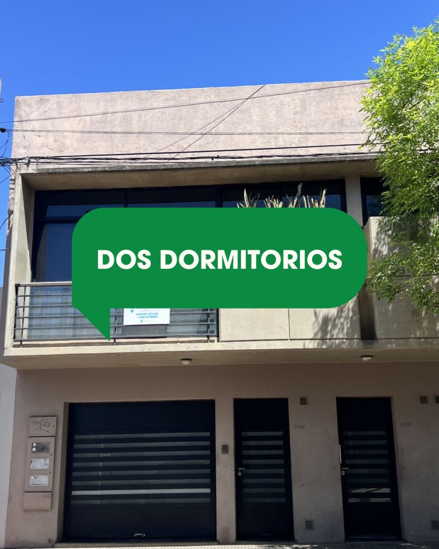 Departamento de 2 dormitorios en alquiler en San Martín, Rafaela